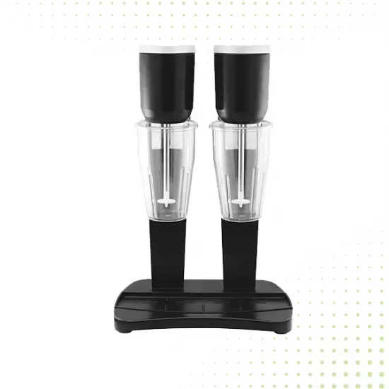 خلاط مشروبات كهربائي مزدوج كهربائي موديل M98-T/2 -  2  لتر لكل وعاء  من شيادو - أسود