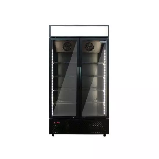 ثلاجة عرض عمودية لون أسود 2 باب - 97سم من بيوكيت