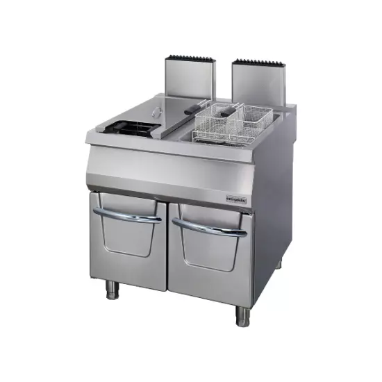 قلاية تعمل بالغاز 2 حوض – 22 لتر للحوض الواحد من أوزتي