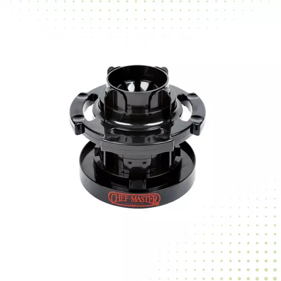 قطاعة حمضيات من البلاستيك - 8 شفرات تقطيع في المرة الواحدة من شيف ماستر - أسود