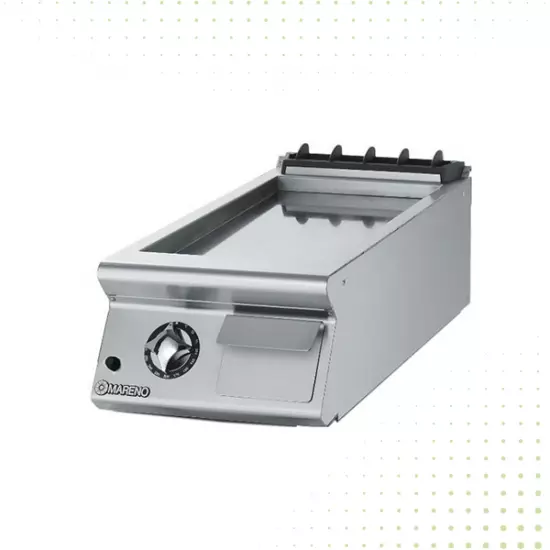 صاج شواء أملس يعمل بالغاز من الفولاذ المقاوم للصدأ - 40 سم من مارينو