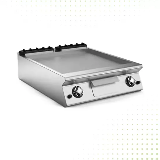 صاج شواء غاز ذو سطح أملس - 80 سم من مارينو