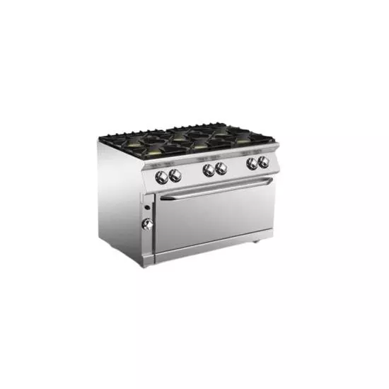 موقد غاز 6 عيون مع فرن من مارينو