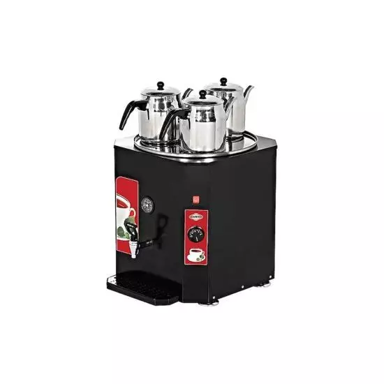 صانعة وموزعة شاي كهربائية مع 3 وعاء – 42 لتر من ايمبيرو