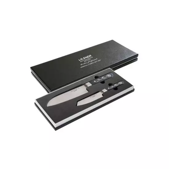 طقم مكون من 2 سكين (سكين سانتوكو 16سم وسكين تقشير 10.5سم) من نيري