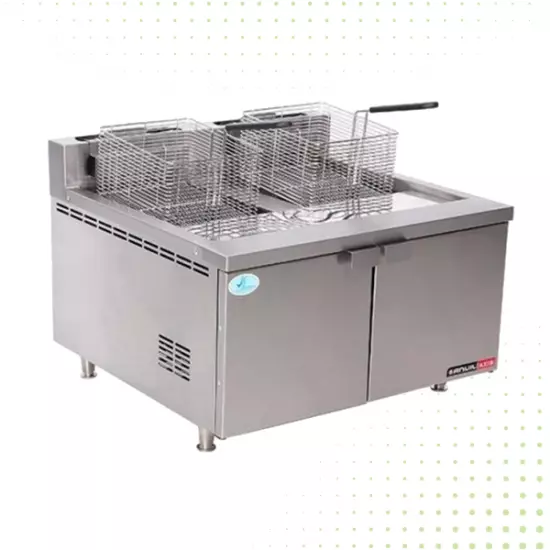 قلاية غاز من الفولاذ المقاوم للصدأ – 2 وعاء سعة 20 لتر للوعاء الواحد من أنفل