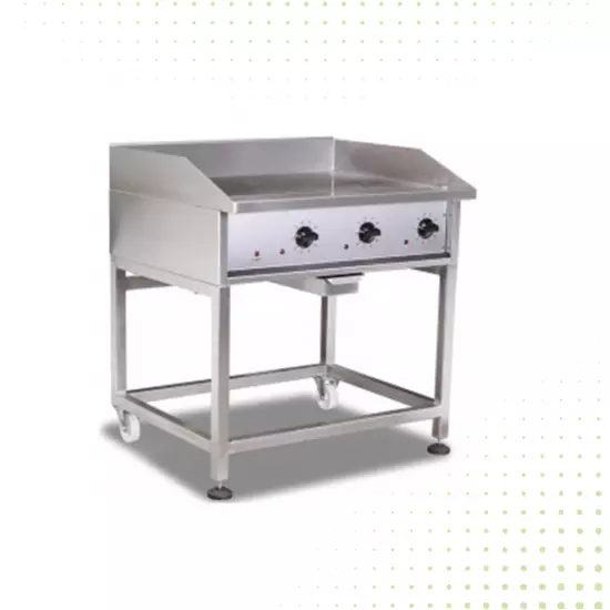 شواية كهربائية مسطحة علوية من الفولاذ المقاوم للصدأ - 90 سم من انفيل - الصورة 3