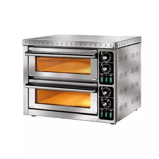 فرن كهربائي تجاري من الفولاذ المقاوم للصدأ – 2 دور من جام