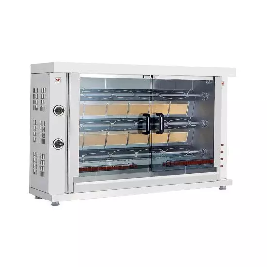 شواية دجاج تعمل بالغاز – 3 سيخ (15 حبة دجاج تقريبًا) من نورث