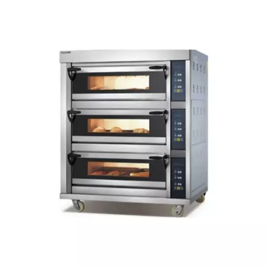 فرن احترافي يعمل بالغاز – 3 طابق (نسخة الـ 6 صواني) من بيوكيت