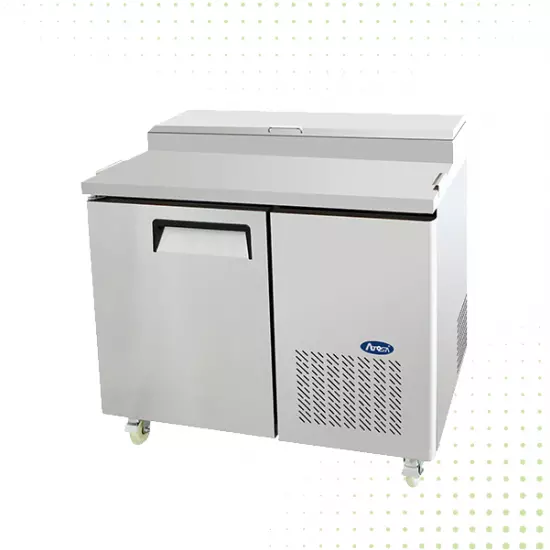 ثلاجة تحضير باب واحد من الفولاذ المقاوم للصدأ - 110 سم 396 لتر من بيوكيت