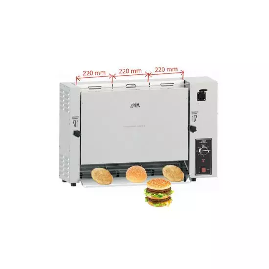 حماصة خبز عمودية بنظام تحكم سرعات بـ 3 فتحة لشرائح الخبز – 1800 حبة بالساعة من ماي فير