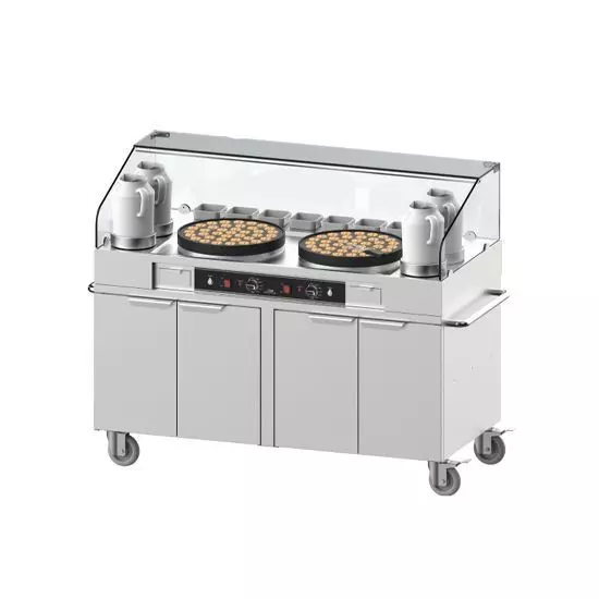 محطة طهي متنقلة مزدوجة ميني داتش بان كيك