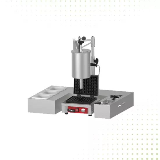 محطة تقديم وافل مزودة بموزع لخليط الوافل من ماي فير