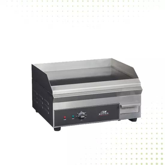 شواية كهرباء مع صاج مسطح من الفولاذ المقاوم للصدأ - 60 سم من ماي فير - الصورة 3