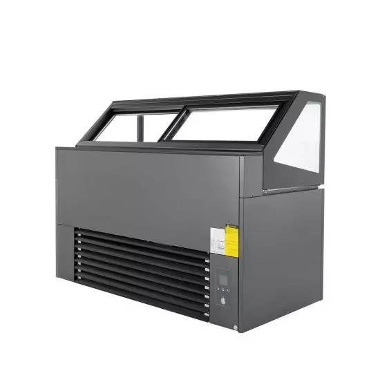 فريزر عرض - 150سم لون أسود من بيوكيت