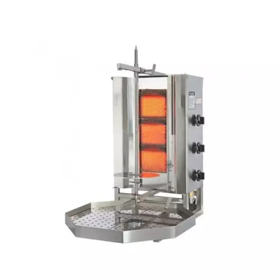 ماكينة شاورما تعمل بالغاز – 15كغ من بوتيس