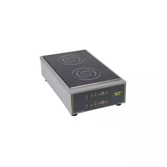 موقد كهربائي يوضع على الأسطح يعمل بالحث الحراري – 2 منطقة طهي من رولر غريل