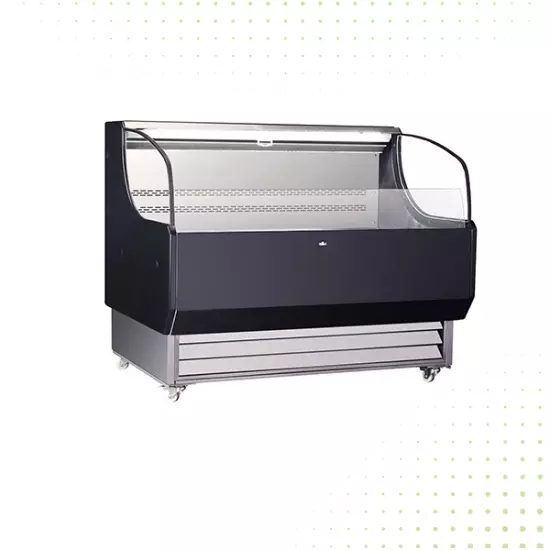 ثلاجة عرض خدمة ذاتية – 370 لتر من بيوكيت - أسود - الصورة 6