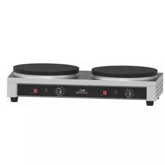 صاج كريب/ شواية مزدوج من الفولاذ المقاوم للصدأ من مايفير