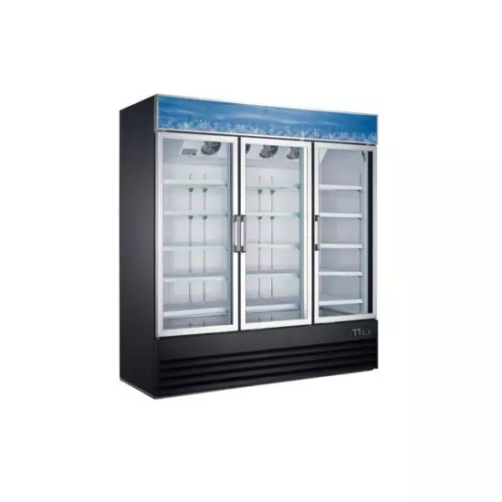 فريزر عرض قائم بـ 3 أبواب زجاجية – 1479 لتر من بيوكيت