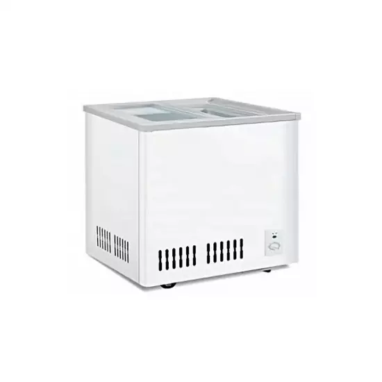 فريزر أفقي بأبواب جرارة زجاجية - 168 لتر من بيوكيت