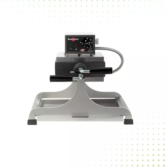 صانعة وافل كهربائية بأربع أسطح – 4*7 سم من كرامبوز - فضي - الصورة 3