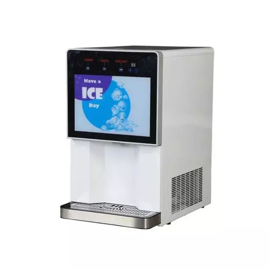 موزع وصانع الثلج الحُبيبي التجاري الأوتوماتيكي - 80 أو 100كغ من بيوكيت